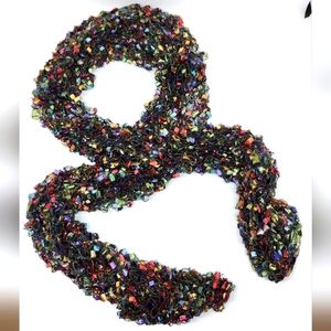 Handmade rainbow scarf